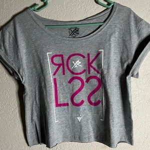 New With Tag Young & Reckless Crop Top Size Small